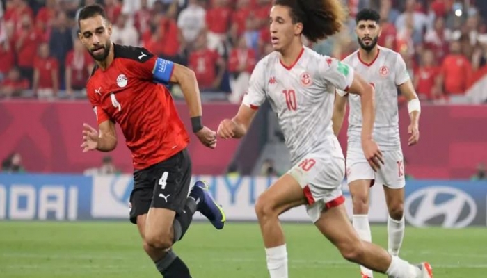 تونس تفوز على مصر بهدف في الوقت القاتل وتتأهل إلى نهائي كأس العرب
