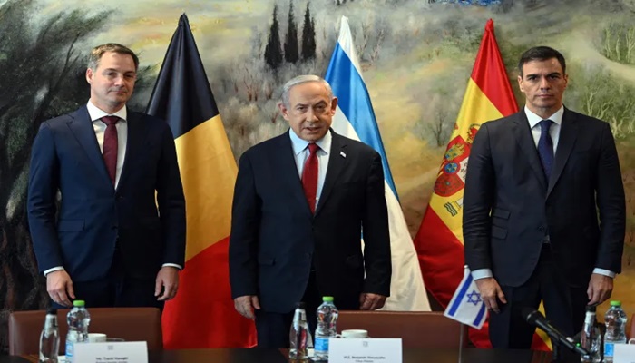 إسرائيل تعاقب إسبانيا على الاعتراف بدولة فلسطين 
