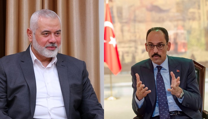 رئيس الاستخبارات التركية يبحث مع إسماعيل هنية مسار مفاوضات وقف إطلاق النار