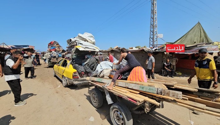 مليون نازح في دير البلح بعد تقليص 