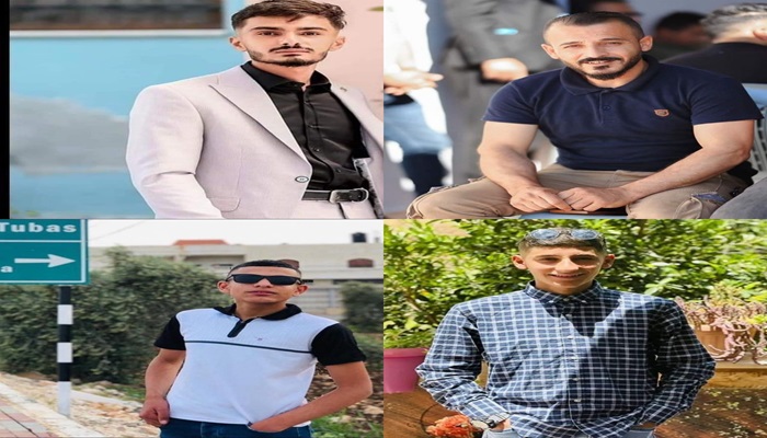  4 شهداء برصاص الاحتلال في عقابا بطوباس 