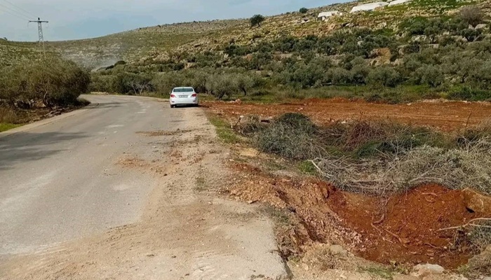 مستوطنون يجرفون عشرات الدونمات غرب سلفيت
